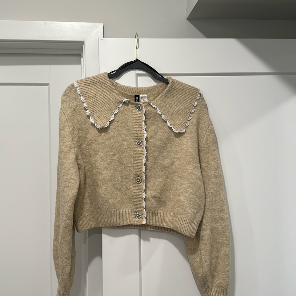 HM Peter Pan collar cardigan